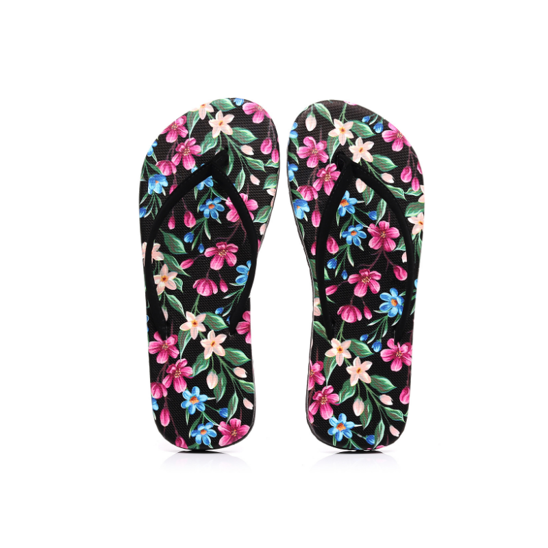 Mayor Beach de flores de viento étnico al por mayor zapatillas no deslizantes